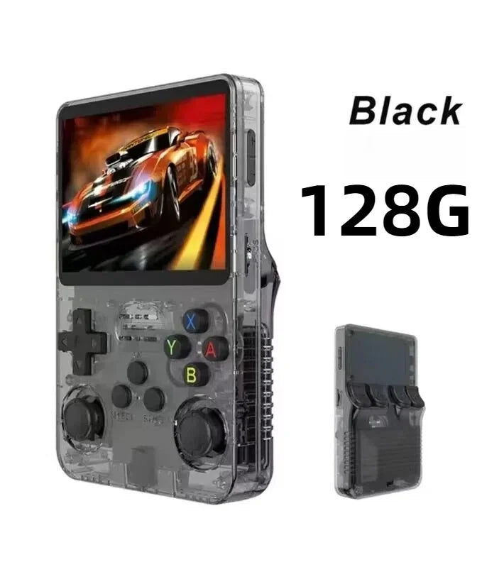 R36S Retro Handheld Video Game Console Linux System 3.5 Inch IPS Screen Portable Pocket Video Player R35S 128GB Games