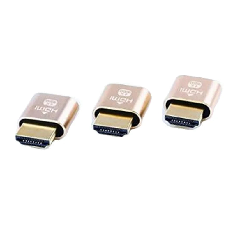 Dtech High Quality Dummy OEM ODM 4K Display Emulator HDMI Dummy Ghost Monitor Headless Dongle Plug