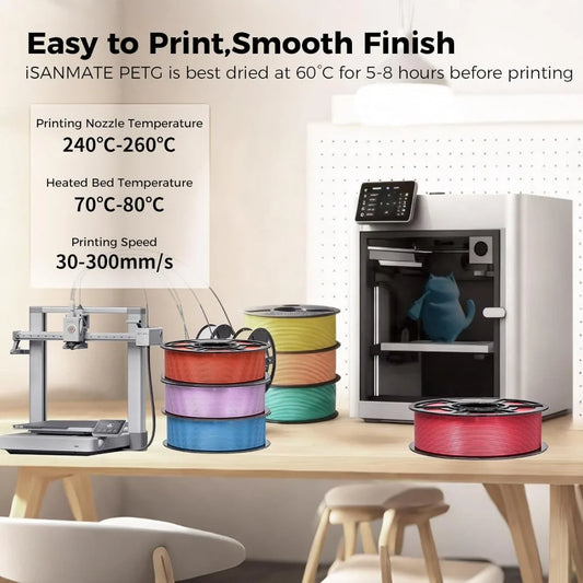 16KG PETG Filament Bundle 1.75mm 3D Printer Filament, 16 Colors, Accuracy +/-0.02mm